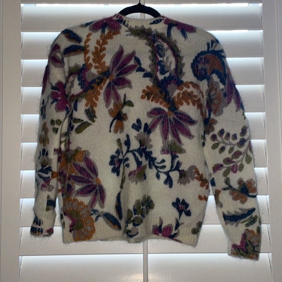 Sezane Seliane Floral Paisley Sweater - Picture 6 of 8